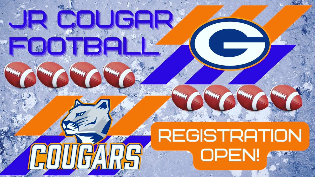 💥Please Share💥
Jr Cougar Football Registration-Sign Up Today!
👇👇👇👇👇👇👇👇👇👇👇👇👇

secure.acceptiva.com/?cst=eyK7yn

🏈🏈🏈🏈🏈🏈🏈🏈🏈🏈🏈🏈🏈