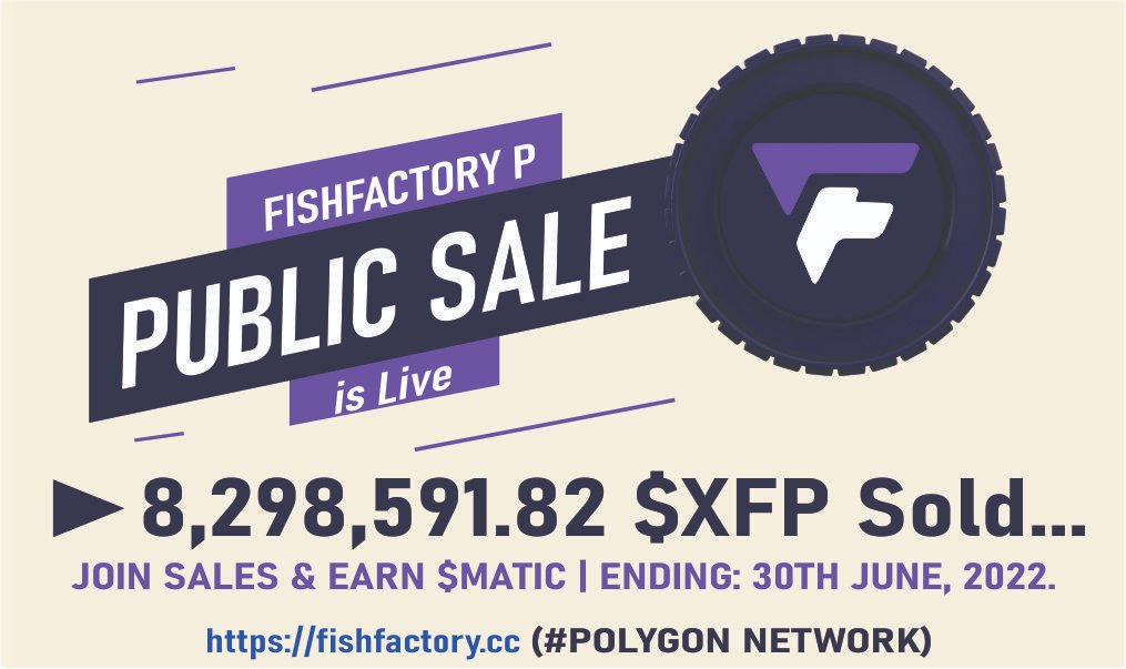 staavap's tweet photo. 8,298,591.82 $XFP sold..
Take your spot early &amp; ending June 30th.
 
HOW TO PARTICIPATE:
👉 Copy this link and paste on a dapp browser (trustwallet, metamask, safepal)
👉 https://t.co/7UvTbsEutN
👉 Connect your wallets and buy XFP.
👉 Refer your friends &amp; earn 10% in MATIC. https://t.co/yOaOvny6yV