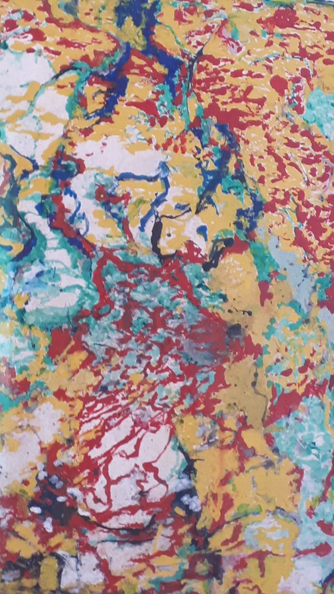 middlejames's tweet photo. Detail of "Another Hydra Rockery" 2011 by Brice Marden now on view @cycladic_museum @brice_marden https://t.co/7bYf1V4H77