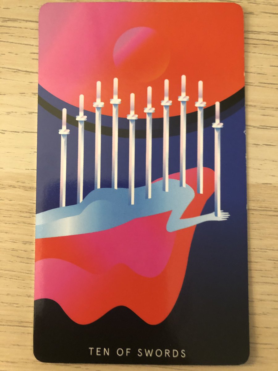 illumination33's tweet photo. 10 of Swords Season is June 10-19!
The Decan of Gemini (Duality) subruled by Sun (Ego).
Time to kill off the thoughts that no longer serve you and keep you stagnate. Don’t let your ego get in the way of opening your heart or making a change. Choose wisely.
#Tarot #10ofSwords https://t.co/jJyq32SuhE