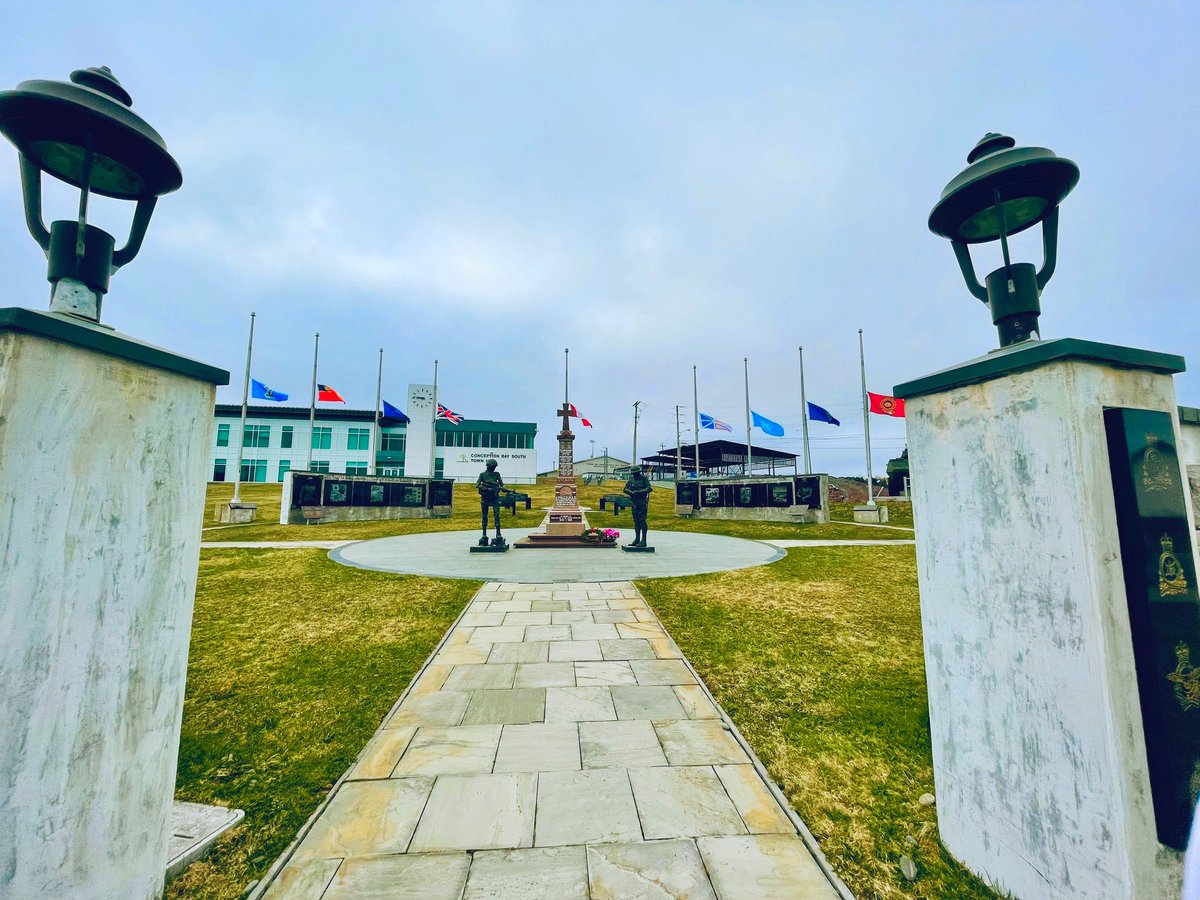 Flags at the CBS Monument of Honour are flying at half-mast out of respect for the firefighter who passed away yesterday in a vehicle accident when responding to an emergency scene. Condolences go out to their loved ones and members of the Trinity and Area Fire Department.