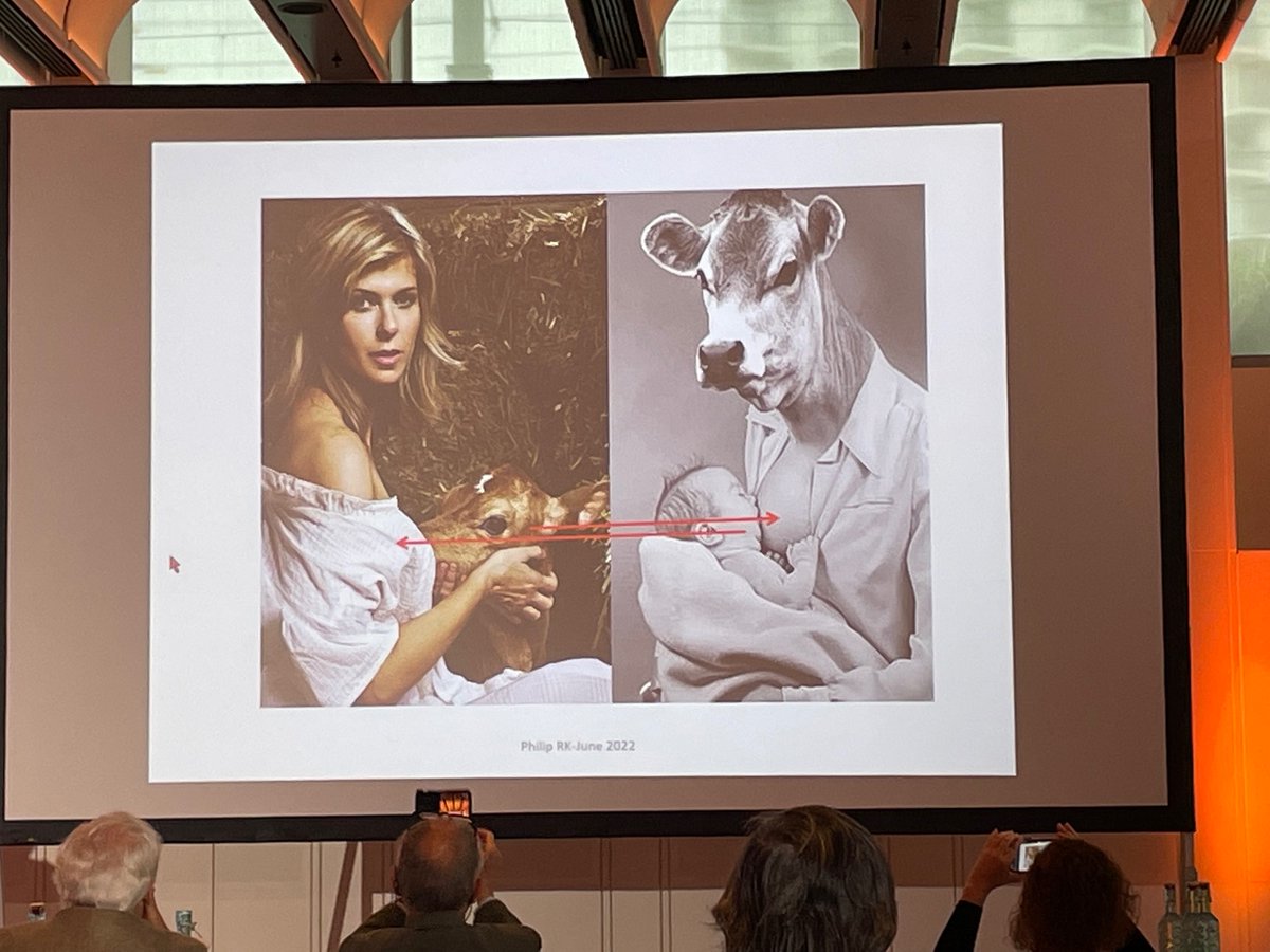 Prof. Roy Philip points out the obvious. Species-specific milk is important #ICHMSI2022