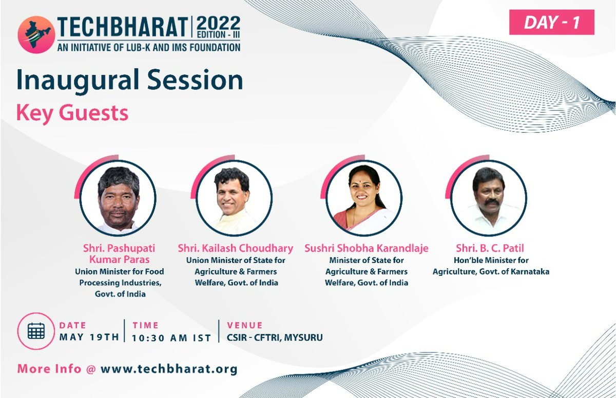 TechBharat_ORG's tweet photo. TechBharat - Agri Tech A perfect conference for understanding the latest trends in agri-tech innovation. TechBharat Agri Tech of bringing in a fantastic blend of established, multinational companies along with a vast array of exciting start-ups.
https://t.co/faxxSPl0Ih https://t.co/OckoWv736u