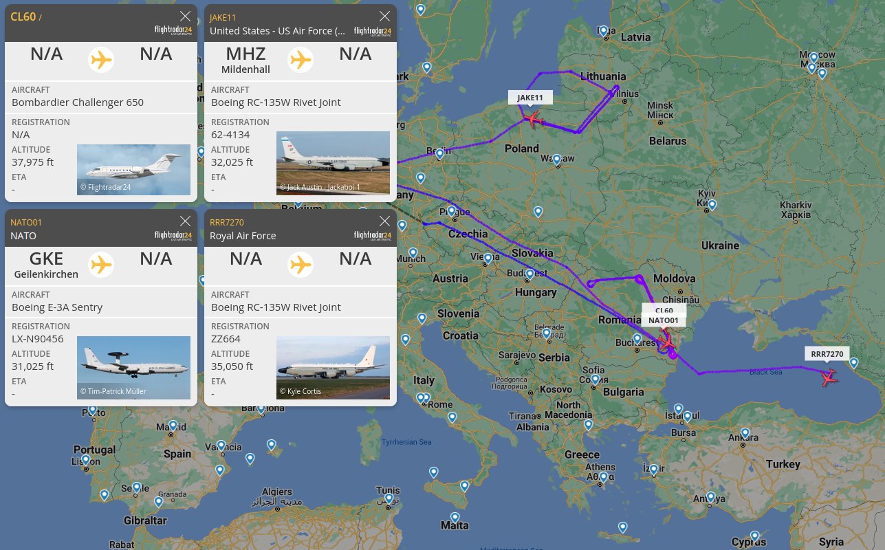WhyThis on Twitter "ISR + AWACS Royal Air Force Boeing RC135W Rivet