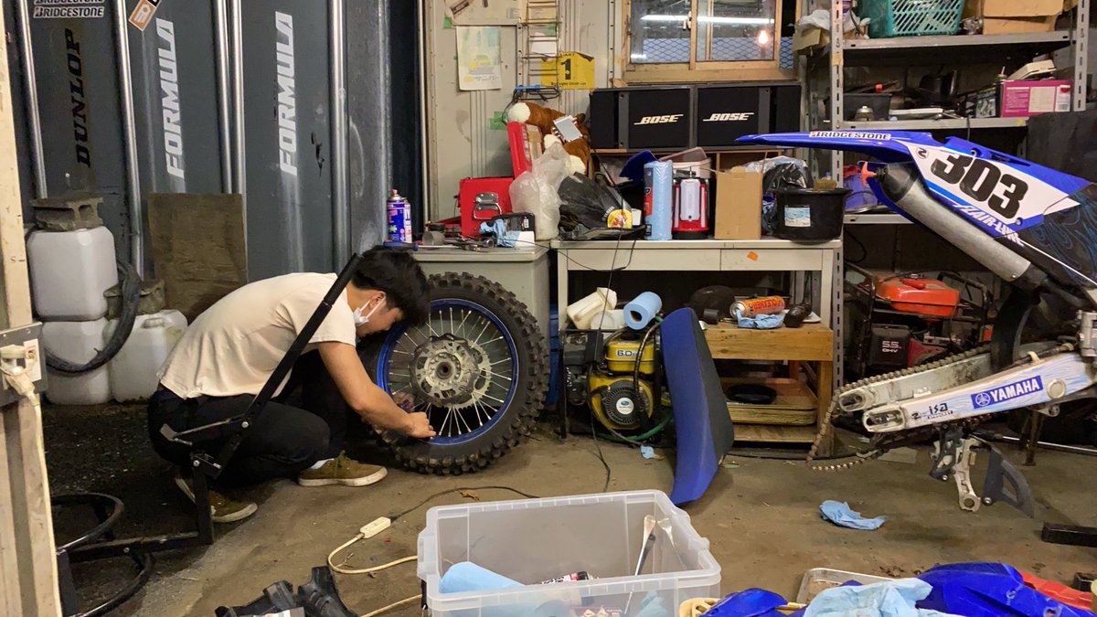 部長jncc鈴蘭に向けて整備ちう