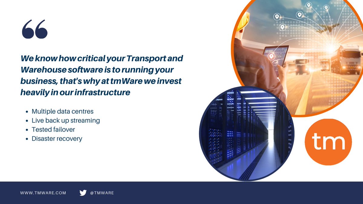Business critical #transportsoftware because #downtime is not an option in this game 
#logistics