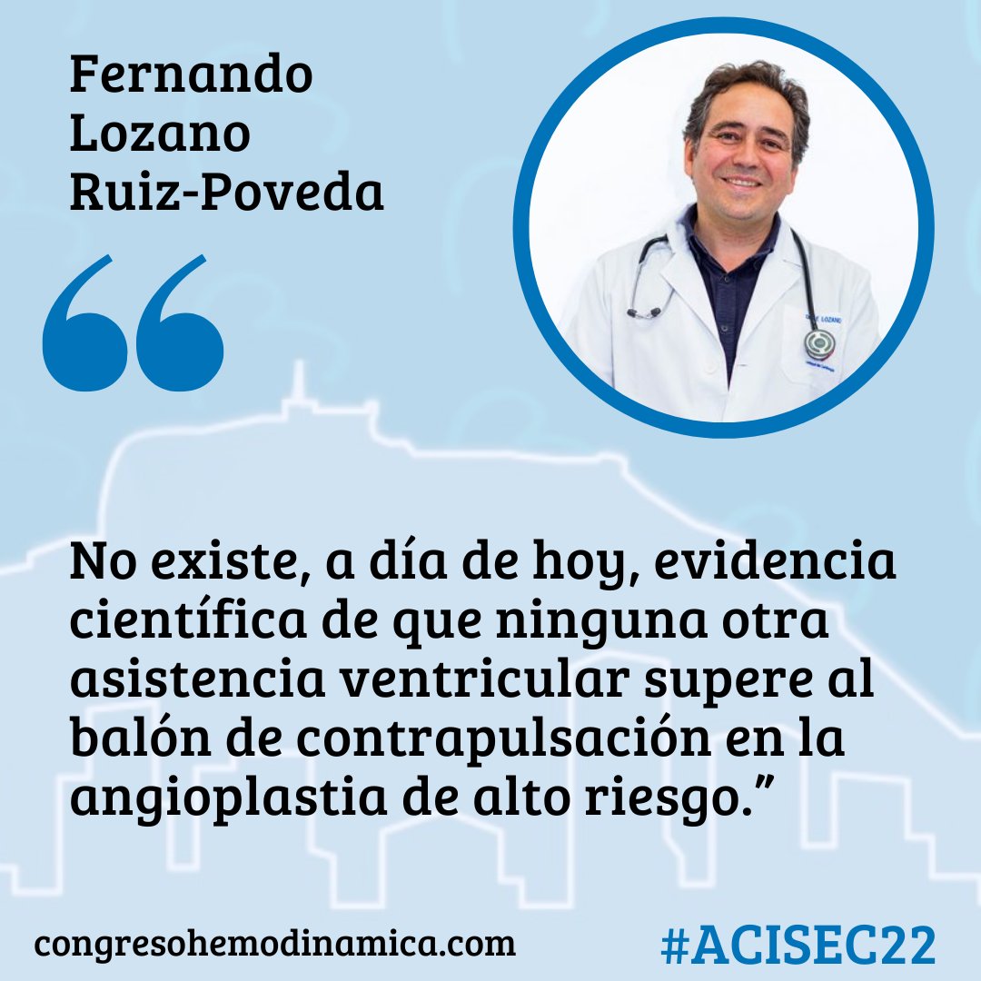 secardiologia's tweet photo. ⭕ Sigue la sesión de controversias en #ACISEC22‼
Debate sobre la angioplastia de alto riesgo con balón de contrapulsación, ¿es suficiente?
Fernando Lozano Ruiz-Poveda, a favor ✔
Joan Antoni Gómez Hospital, en contra ❌ https://t.co/jEuxtChcCL