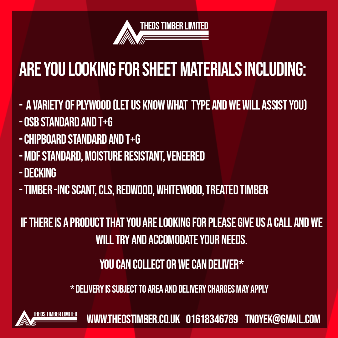theostimber's tweet photo. Let us know what you are looking for and we will assist you in providing or sourcing the products you need. We always go above and beyond to help our customers as we understand how important it is to provide a reliable service. We are open to the public and trade!

Give us a call https://t.co/3AmZeqK4zp