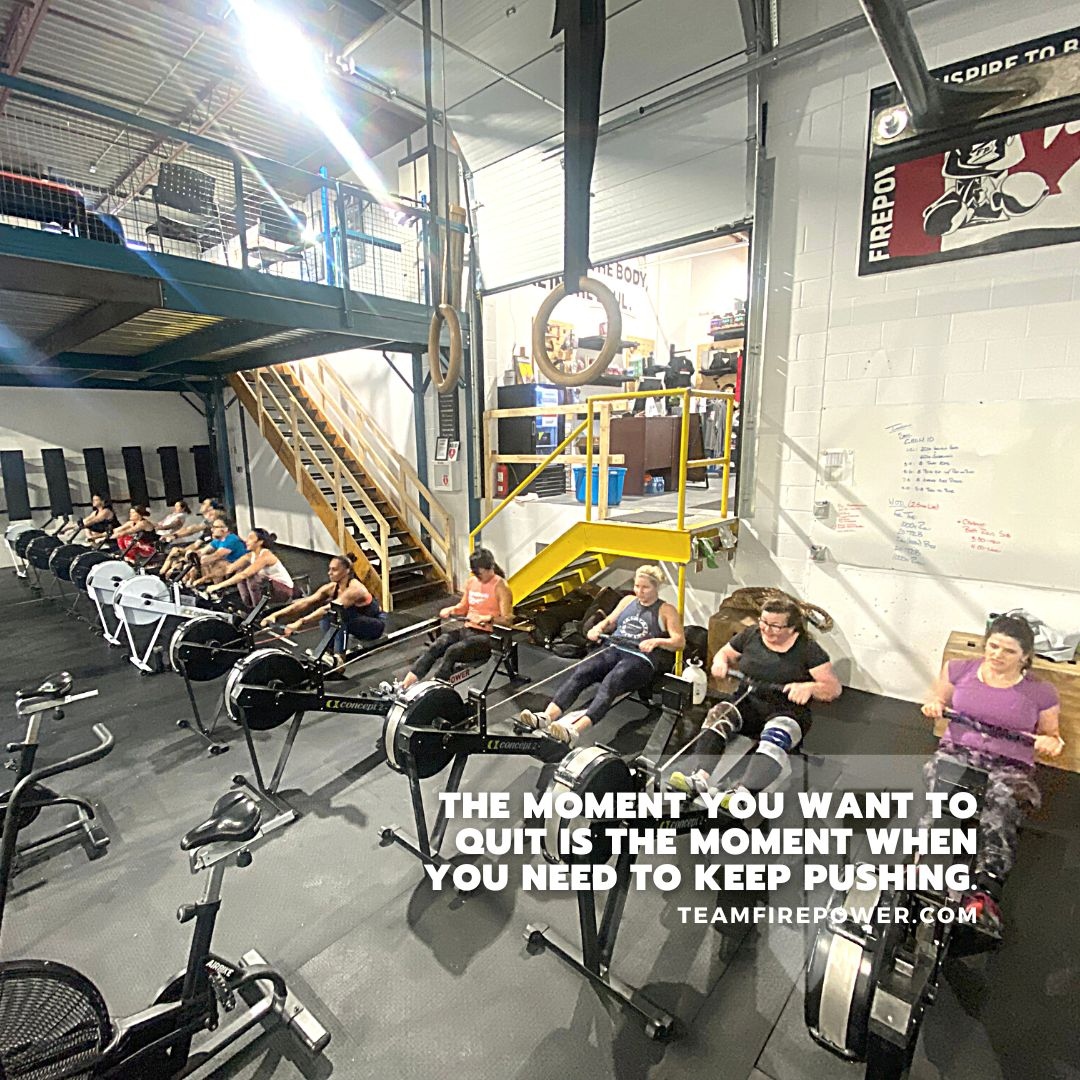 The moment you want to quit is the moment when you need to keep PUSHING.

#teamfirepower #fitnessmotivation