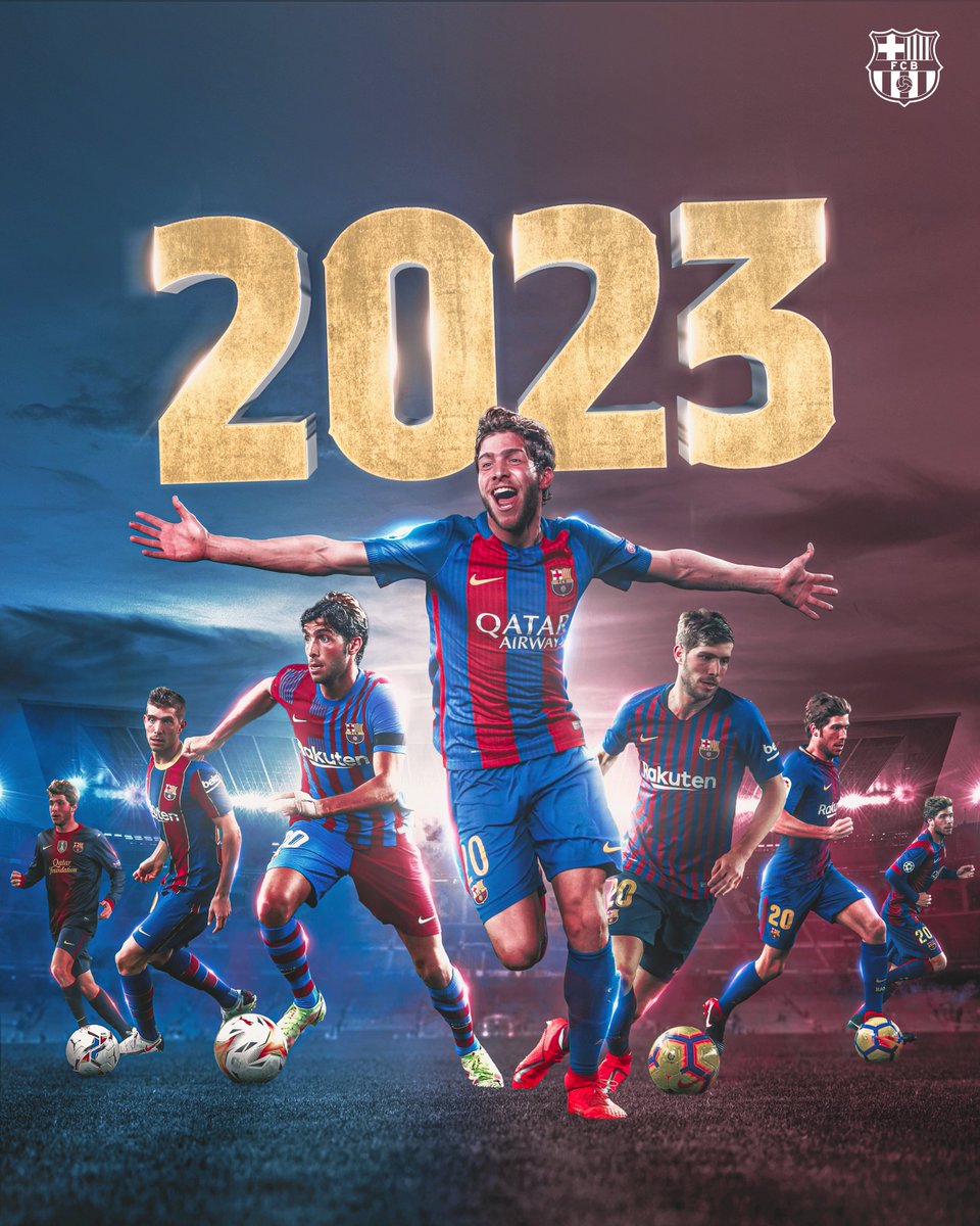 FCBarcelona_es's tweet photo. 𝐒𝐄𝐑𝐆𝐈 𝐑𝐎𝐁𝐄𝐑𝐓𝐎 𝟐𝟎𝟐𝟑 💙❤️ #MadeInLaMasia https://t.co/yU9eEVo9iu