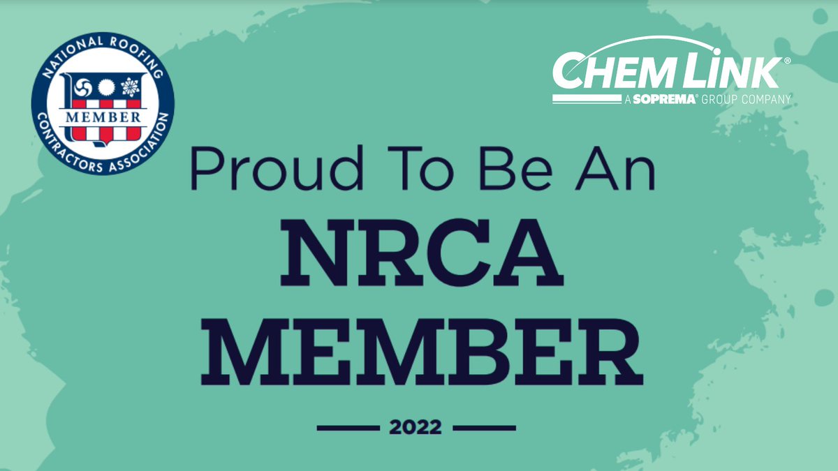 Chem_Link's tweet photo. Thank you for celebrating #NationalRoofingWeek 2022! @Chem_Link is inspired by the incredible work being done throughout the industry and appreciates the opportunity to share some of our favorite projects from across the @SopremaUSA Group. #chemlink #nrca #soprema https://t.co/PBaw7aCA9q