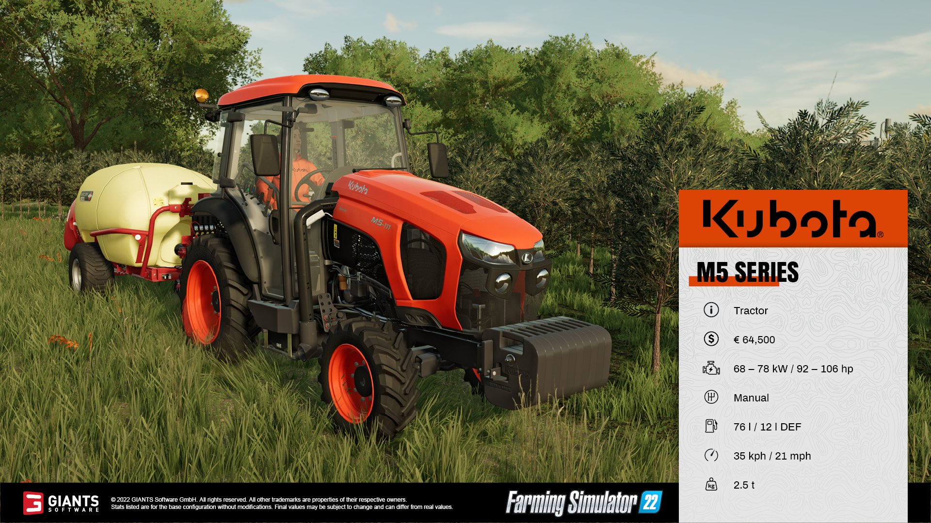 Farming Simulator 22 - Kubota Pack - GIANTS