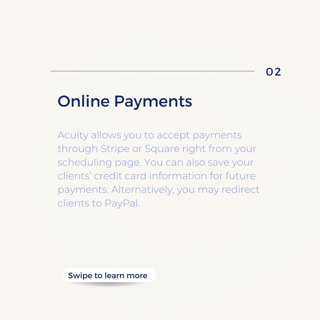 ontrackasinc's tweet image. #BusinessFinancialTips

Let’s talk about #AcuityScheduling! One of my favourite scheduling softwares! 🗓️ Here are some reasons why your business needs a software like #Acuity! Source: fool.com

#SmallBusiness #SmallBusinessTips