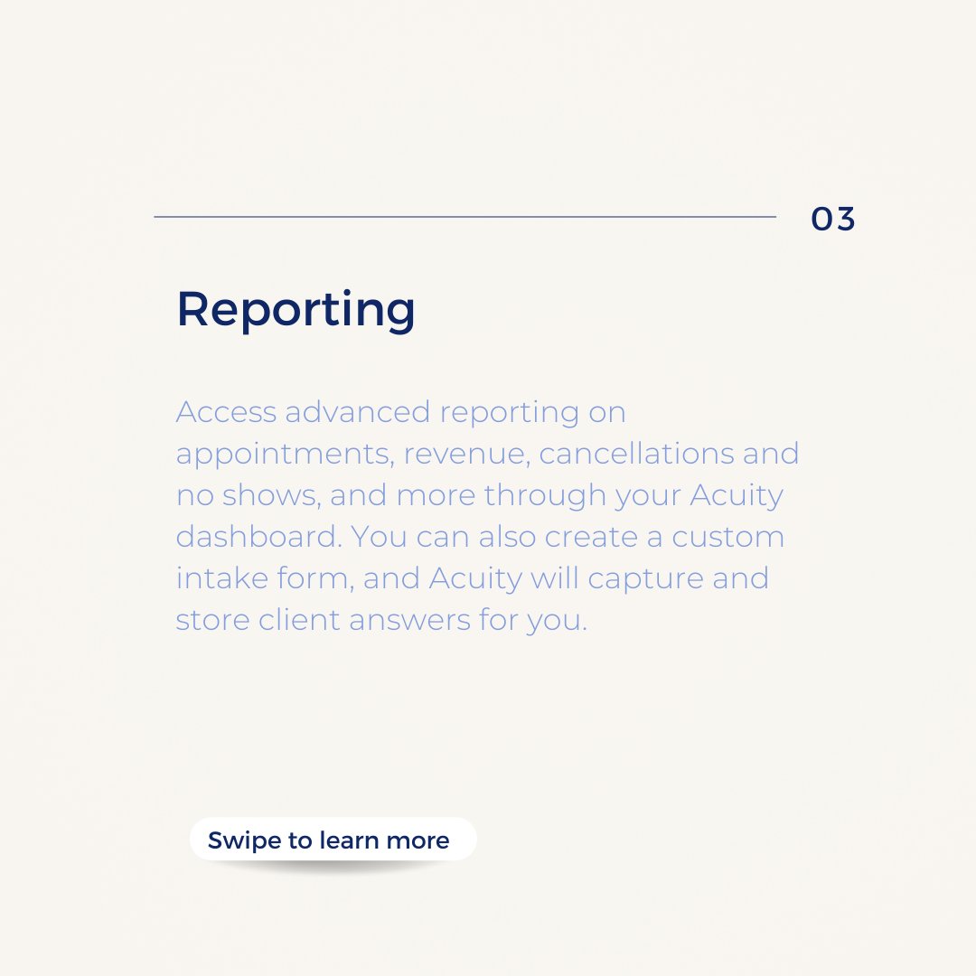 ontrackasinc's tweet image. #BusinessFinancialTips

Let’s talk about #AcuityScheduling! One of my favourite scheduling softwares! 🗓️ Here are some reasons why your business needs a software like #Acuity! Source: fool.com

#SmallBusiness #SmallBusinessTips