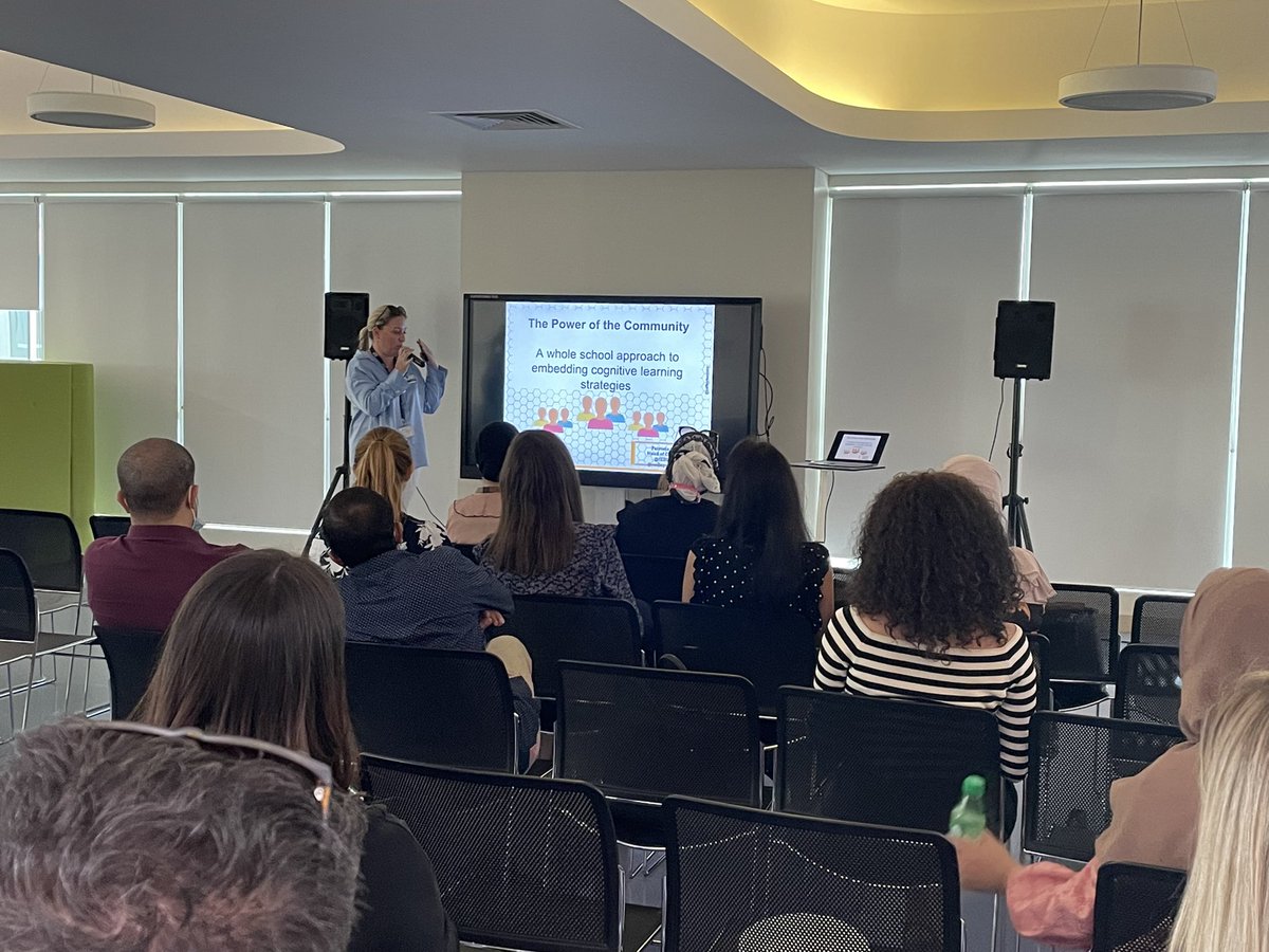 <a href="/coffeychemistry/">Patricia Coffey</a> presenting ‘A Whole School Approach to Embedding Cognitive Learning Strategies’ from <a href="/JESSDubai/">JESS Dubai 🇦🇪</a> at <a href="/collabuae/">#CollabUAE</a> 

#CollabUAE #CollabUAETM