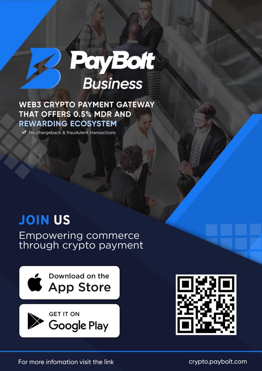 I'm so confident about buying <a href="/PayBoltOfficial/">John21Crypto</a>. I love the energy the team put into making sure the project is doing the right thing. I hope it last long on it and takes up to another level of operation.

#Bitcoin #PayBolt4biz #Web3 #BSC #ETH #Polygon #DeFi #Crypto
