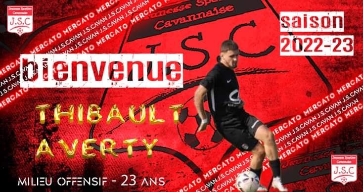 ‼️MERCATO‼️ Ouverture du mercato aujourd’hui et première signature pour la JSC avec l’arrivée de Thibault Averty 🤝 Passé par le Lannion FC, Quimper Kerfuntun, l’US Quimper, Le CO Briochin et le BFK de Rennes, Thibault nous rejoint pour la saison prochaine! Bienvenue à toi ❤️🤍