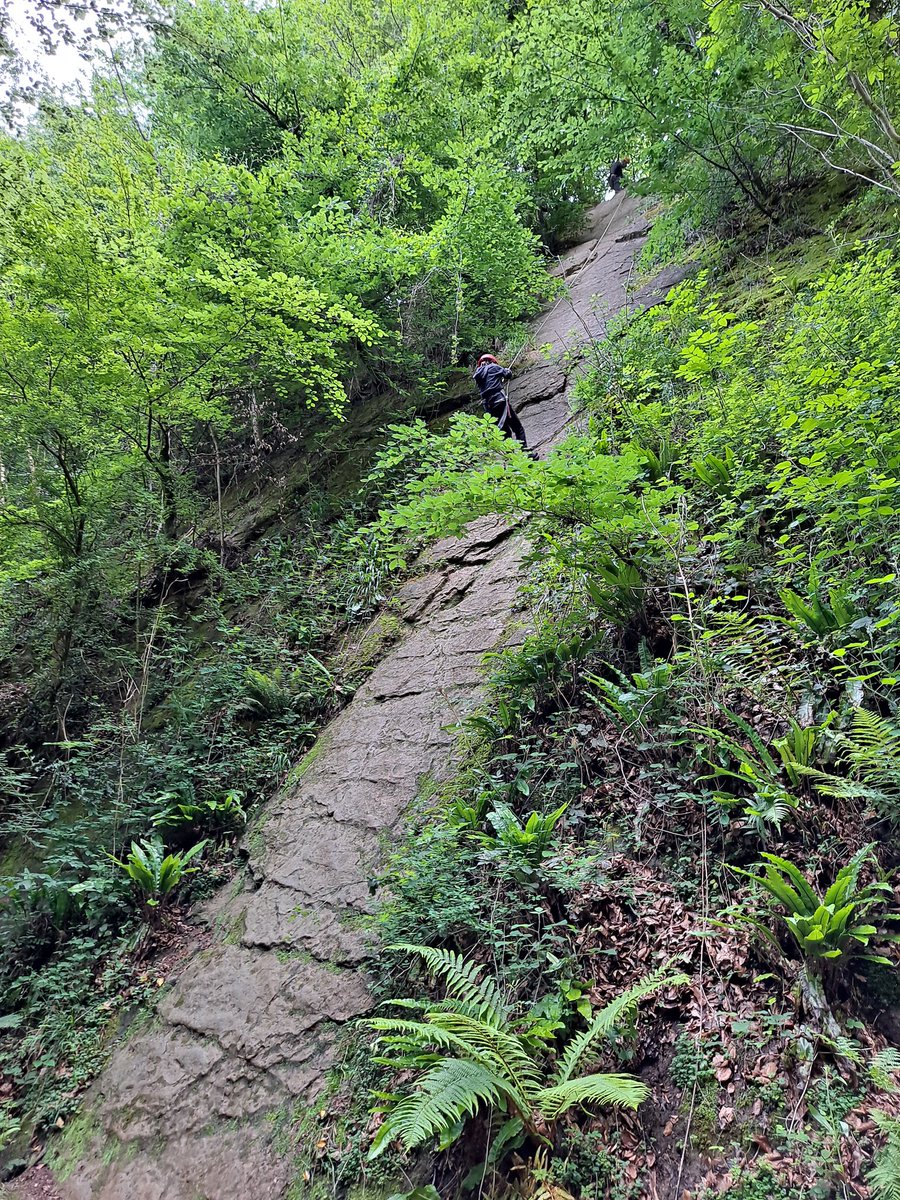 Stjohnscoventry's tweet photo. Mrs Pugh's group had abseiling as their last activity today. We were all very brave #character #fabactivity https://t.co/ytshahynFV