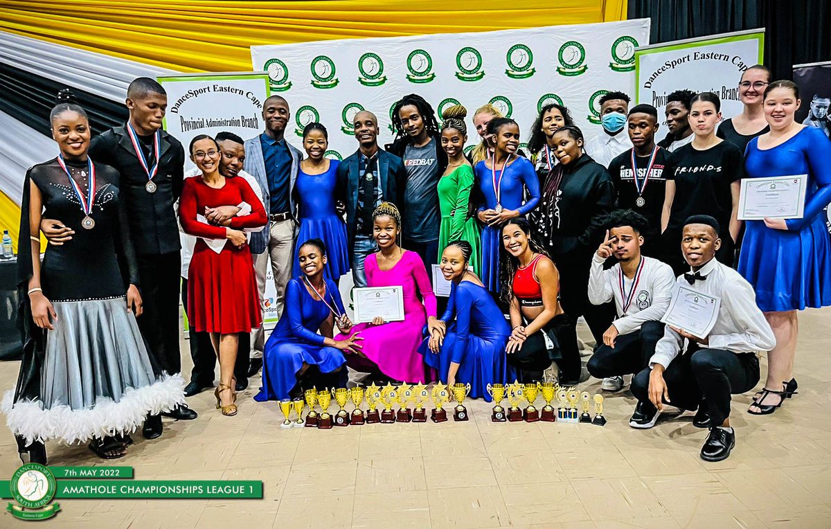 DanceInSportSA's tweet photo. Highlights of the Amathole Championships league 1 hosted by DSSA Eastern Cape. Congratulations to all athletes and thank you to all competitors, organizers, scrutineers for taking part. Looking forward to seeing you again!. https://t.co/wnyNlPV1x5