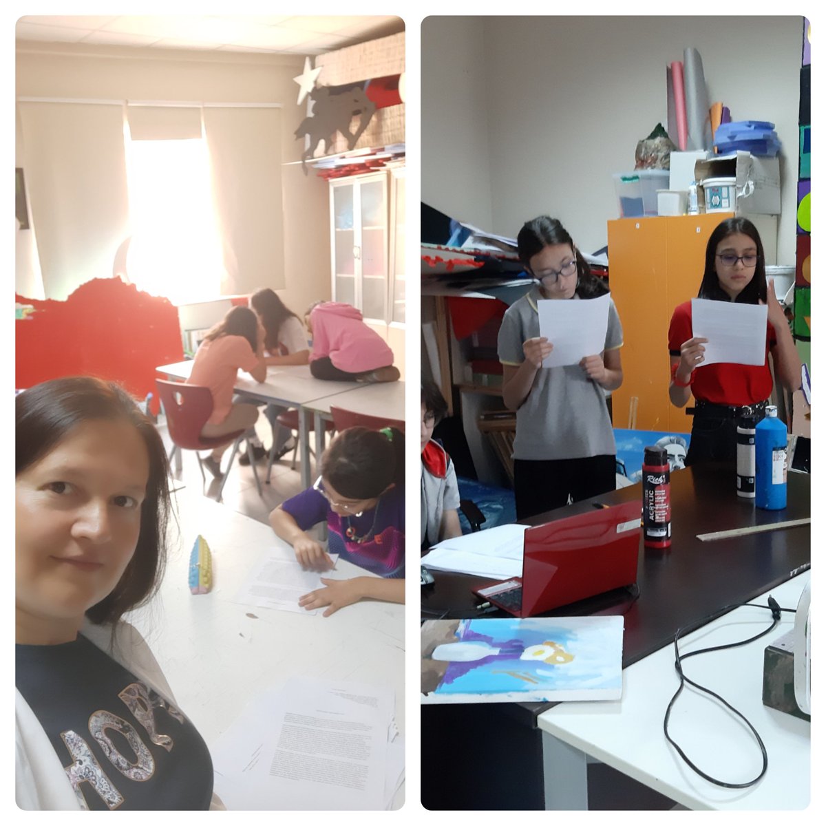 Yaratıcı Yazarlık Dijital Kitaplığımız için öğrencilerimiz arkadaşlarının yazdığı hikayelere resimler yapmaya basladi. Yine çok heyecanliyiz. <a href="/ugurludural/">TÜLAY UĞURLUDURAL</a> <a href="/ilkay_tandogan/">İlkay Nazlı Tandoğan</a> <a href="/Muzaffercal35/">Muzaffer Çal</a> <a href="/ahmetoba2/">Ahmet Oba 🇹🇷</a> <a href="/bahcesehir_k38/">Bahçeşehir Koleji Kayseri Kampüsü</a>