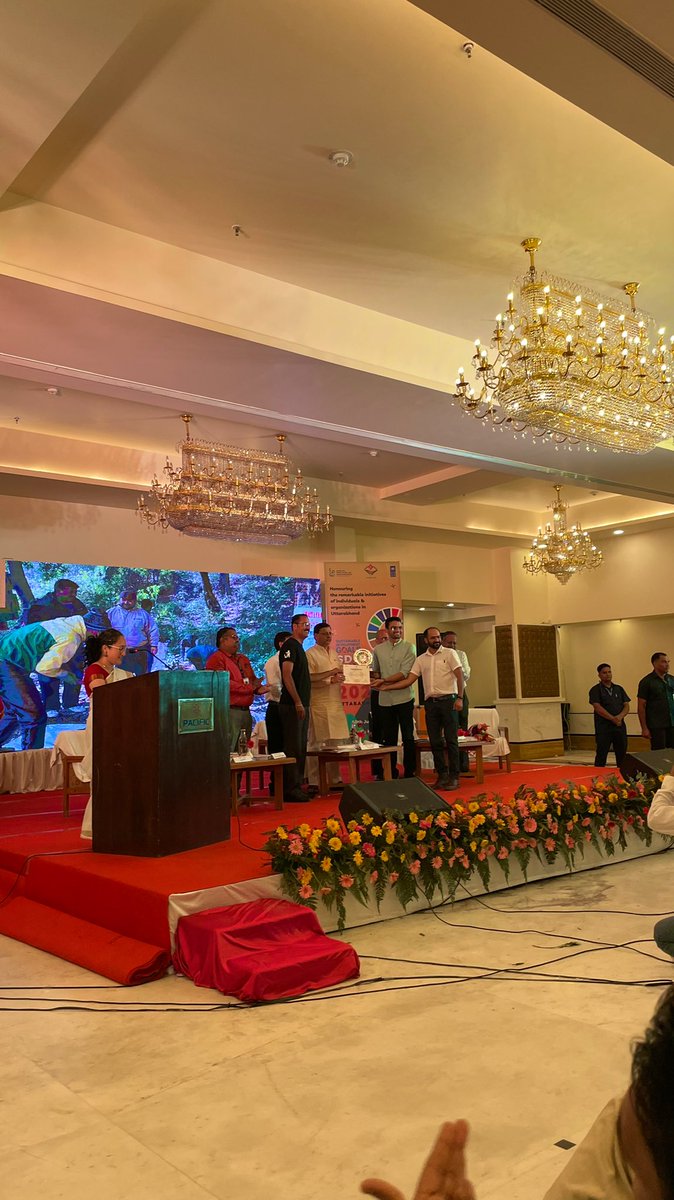 fromankit's tweet photo. Honouring the remarkable initiatives of individuals &amp; organisations in #Uttarakhand through #SDGGoalkeepersAward2021 

@UNDP_India @CPPGG1 https://t.co/HOApT1iSLH
