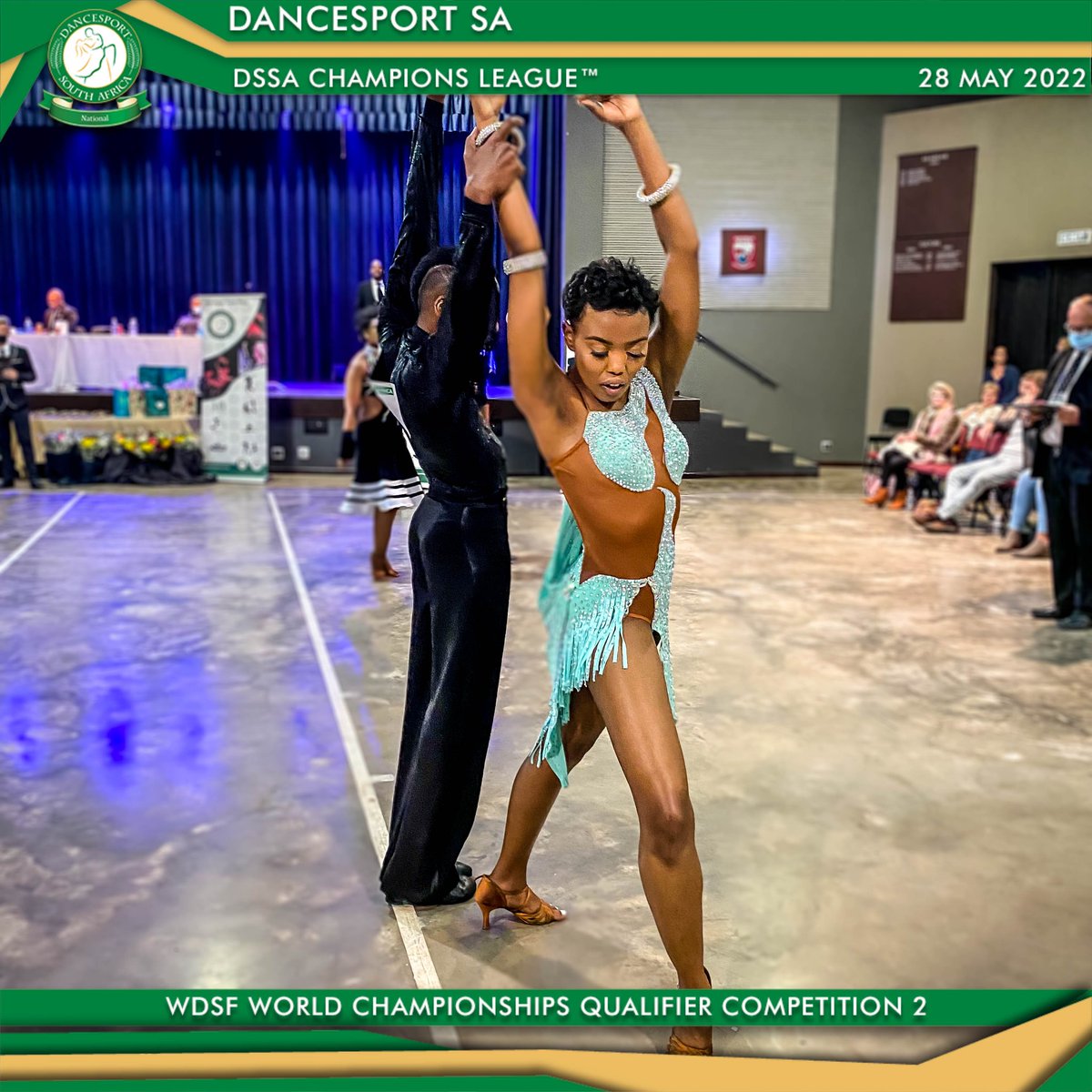 DanceInSportSA's tweet photo. Highlights of the DSSA CHAMPIONS LEAGUE™ Standard &amp; Latin American WDSF World Championships Qualifier Competition 2.
Thank you to all athletes, spectators, adjudicators, officials and organizing members for attending this wonderful event. https://t.co/Nl28RCJlFX