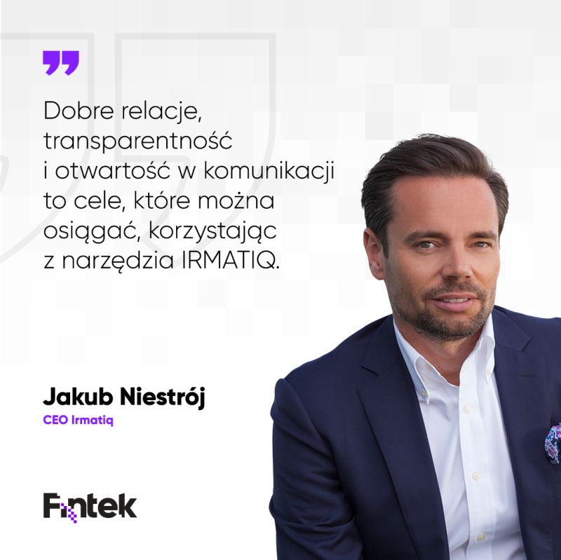 Great coverage of our portfolio company @Irmatiq. Here you can read an interview with the founder &amp; CEO, Jakub Niestrój. fintek.pl/irmatiq-nowy-g…

#interview #ceo #investment #fintech #investmentmanagement