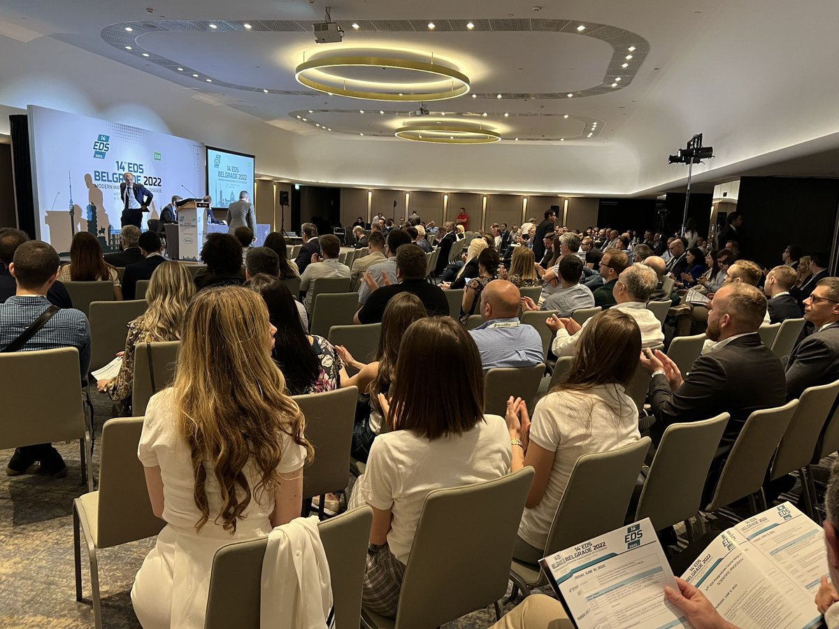 EDS (@edsurgery) on Twitter photo The 14th European Digestive Surgery Postgraduate Course 2022 in Belgrade Serbia 🇷🇸 has started! We look forward to two more intensive and interesting days with high-level speakers and participants from Europe, Asia and North America 🌍🌎 <a href="/2022Eds/">EDS Belgrade 2022</a> <a href="/my_ueg/">my_UEG</a> The 14th European Digestive Surgery Postgraduate Course 2022 in Belgrade Serbia 🇷🇸 has started! We look forward to two more intensive and interesting days with high-level speakers and participants from Europe, Asia and North America 🌍🌎 <a href="/2022Eds/">EDS Belgrade 2022</a> <a href="/my_ueg/">my_UEG</a>