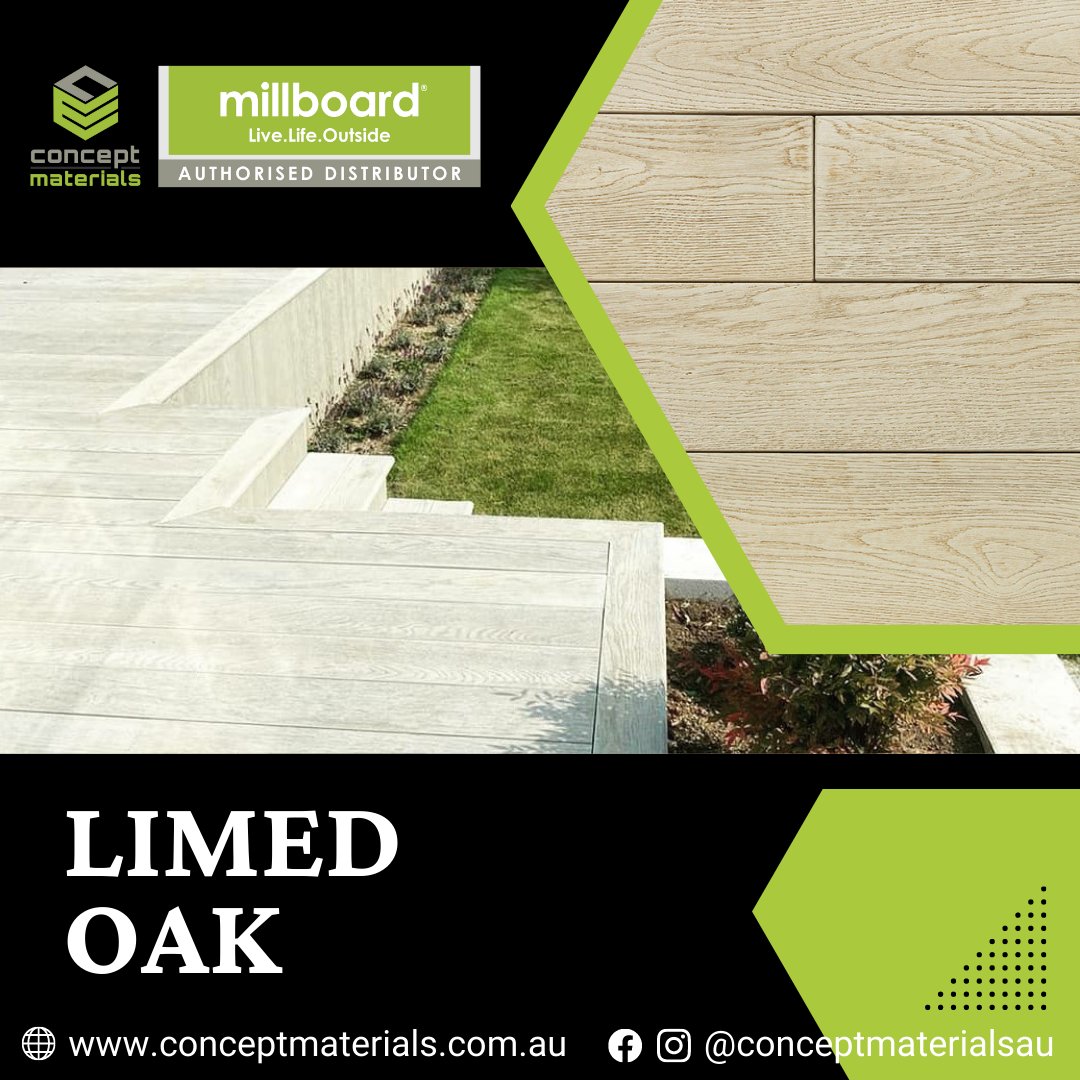 millboarddeck's tweet photo. Millboard 𝗟𝗶𝗺𝗲𝗱 𝗢𝗮𝗸 composite decking is a new generation of innovative anti-slip and maintenance-free external decking designed and made in the UK. 

If you want to find out more about Limed Oak decking and get a FREE sample, please visit: https://t.co/WXZkrtILgW. https://t.co/AjVu9qypeV