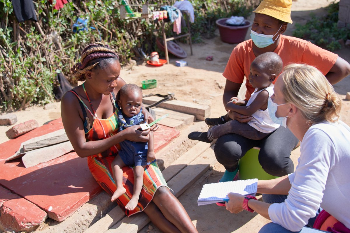 GoalZimbabwe's tweet photo. Accelerated malnutrition screening of U5 children at Hopley in Harare supported by @cohsunshinecity nutritionists and @GOAL_Global Nutrition Advisor Hatty Barthorp as part of LINKAGES project efforts of fighting malnutrition. Thanks to @eu_echo
#20yearsofbuildingresilience https://t.co/waifQhkImX