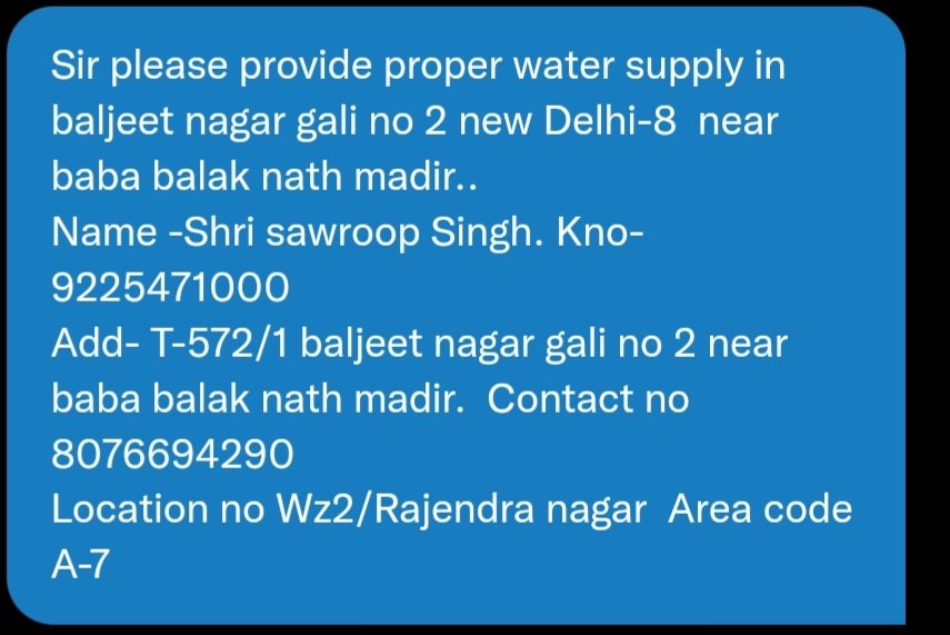 897Sujata's tweet photo. @DelhiJalBoard .I beg to you sir please provide water supply to us its been 6 day's we didn't get single drop of water . https://t.co/xxJIzpOmxz
