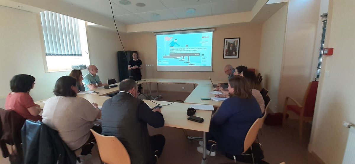 Lancement des rencontres territoriales SIAE/Prescripteurs dans les Côtes d'Armor.
1er atelier à #Ploumagoar