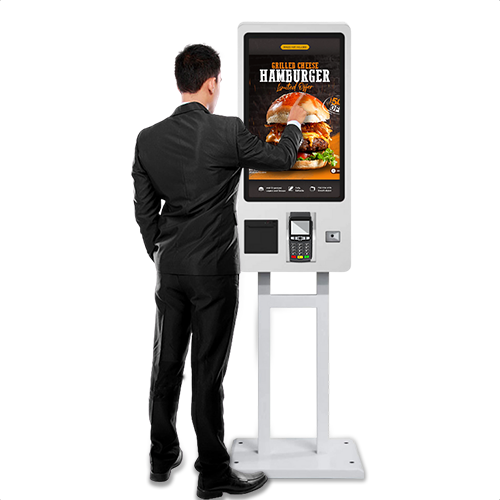 JasmineChen502's tweet image. 24&apos;&apos; 27&apos;&apos; and 32&apos;&apos; interactive payment kiosks available. Our standard solution with a Built-in dual camera, QR code scanner, 80mm thermal printer, and reserved the POS machine place for the client to install. Android and Windows/Linux OS systems are available.

#interactivekiosk