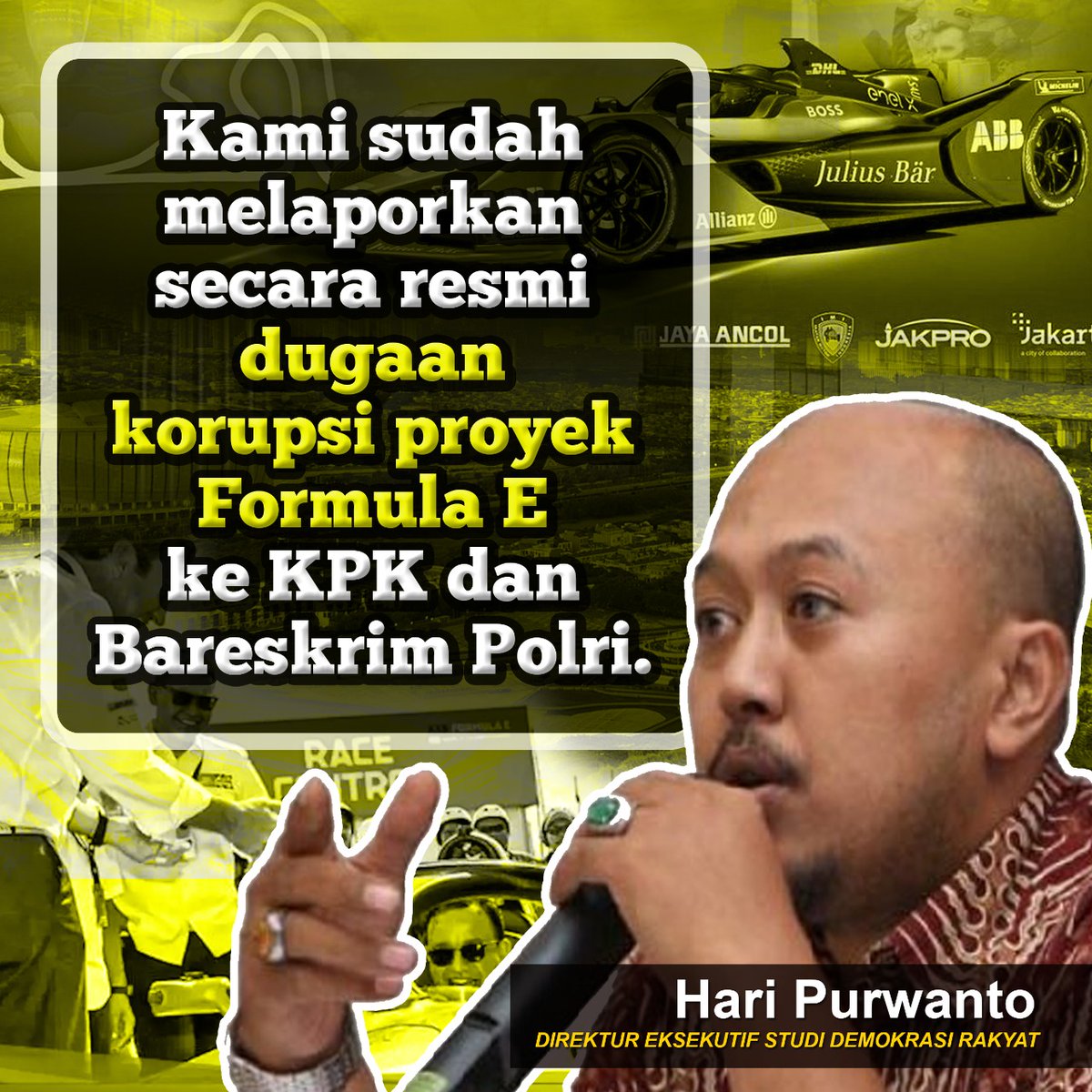 PutriNa45726946's tweet photo. Ayo Bareskrim Polri segera proses laporan nya dan seret semua oknum yg terlibat skandal Formula E! #UsutKasusFormulaE https://t.co/hYIAvGn9RA