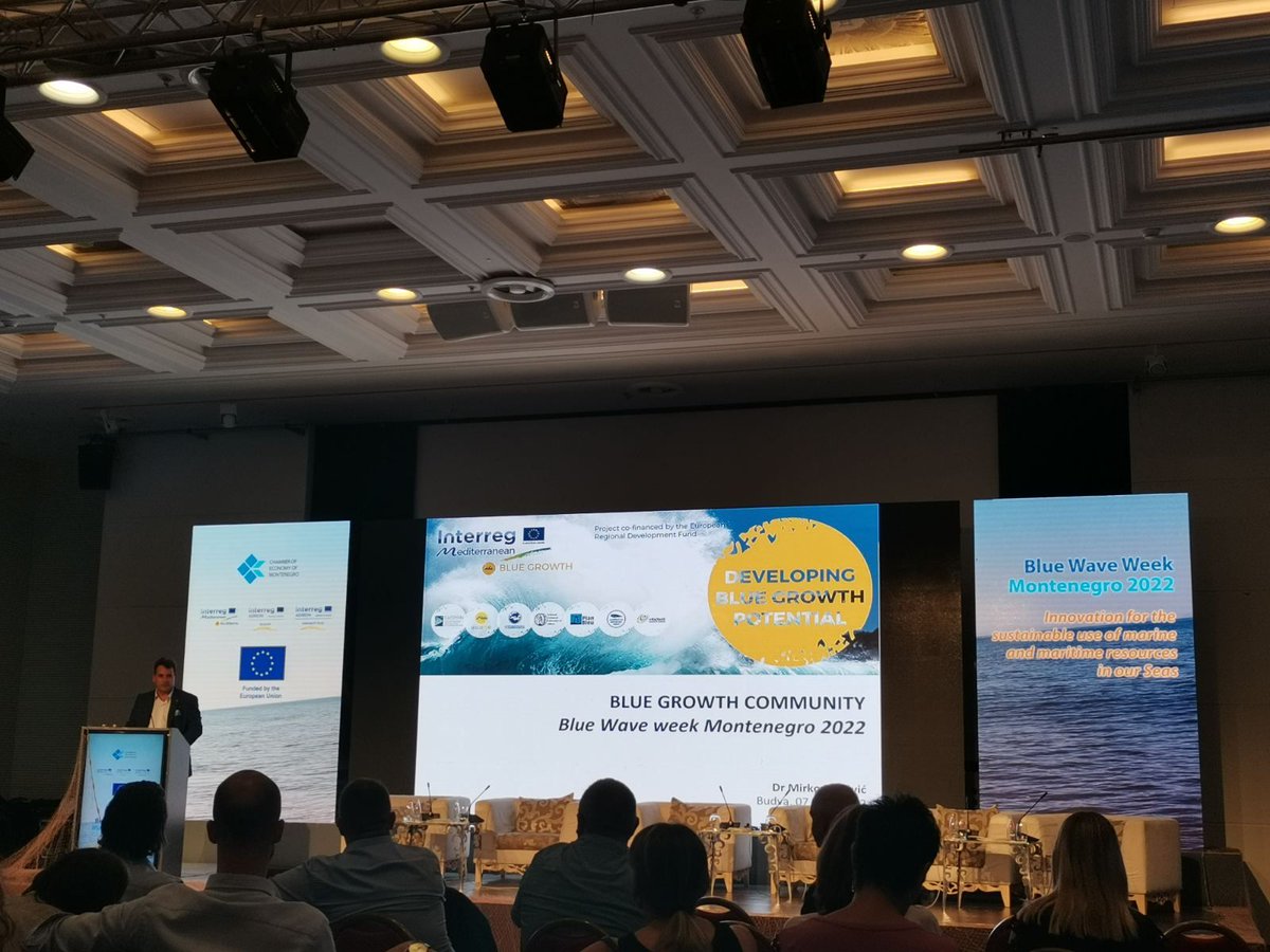 This week the main results from the #BGC has presented in framework of the Blue Wave Week Montenegro 2022🌊 #BlueGrowth #Mediterranean