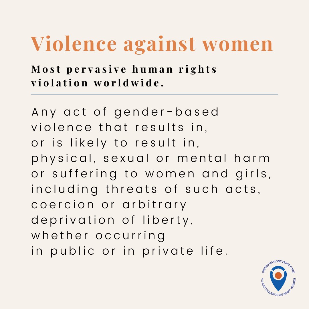 First step: learn what violence against women is.
Second step: end it. #EVAW