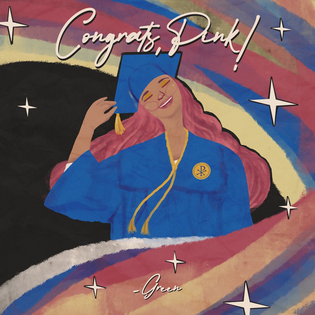 green_2023's tweet photo. Congratulations Pink! Thank you for being our kind, caring, helpful, welcoming, amazing, and beautiful ates throughout our stay in high school. We are so honored to have spent 3 years with you. Patuloy ninyong abutin ang inyong mga pangarap, Pink. https://t.co/eCo7VTcPyV