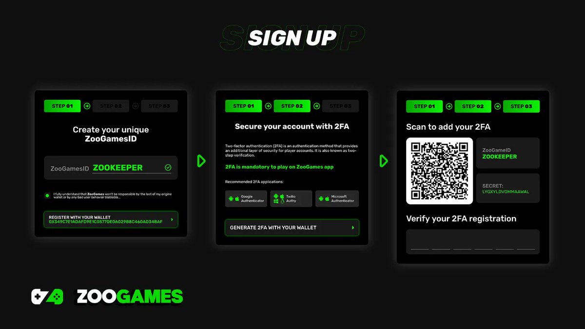 All Connected, All United — via a rock solid protocol

#ZooGames is a revolutionary multi-chain gaming platform with its protocol having been developed as part of the #ZooEcosystem.

Connect, play, and earn using unparalleled blockchain technology! 

#GameFi #BlockchainGaming