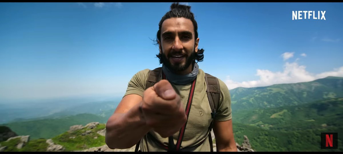 This man #RanveerSingh seriously has the ability to change the whole energy of a show like #ManVsWild and make it even more interesting (final opinion could be different).

#BearGrylls looks chilled and not restricted like the episodes ft other Indian celebrities. #ranveervswild