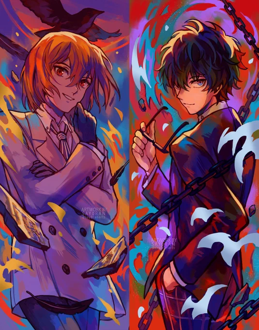 i just like these two a lot #persona5 