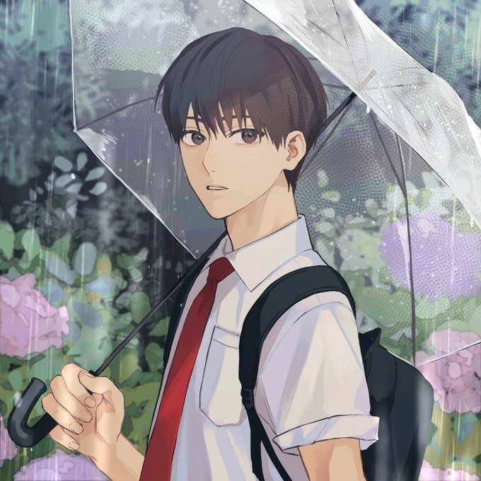 雨の日のtwitterイラスト検索結果
