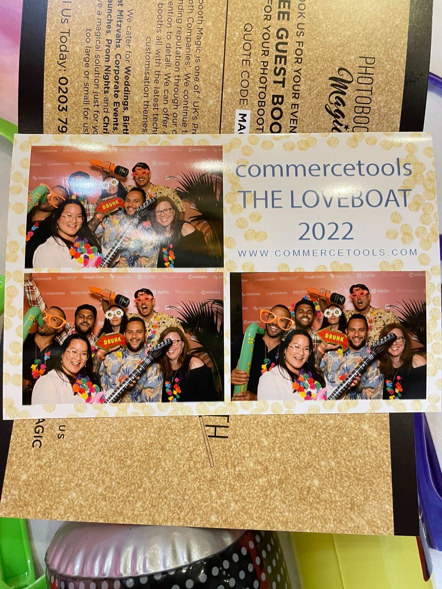 commercetools's tweet photo. From Vegas to London, that's a wrap on our @Shoptalk tour! It was a blast meeting everyone who visited us at #ShoptalkEurope and hopped aboard the #MACH love boat for extra celebrations with our fabulous partners! It's true what they say: #Yeasayers definitely have more fun! 🕺 https://t.co/diA0WwzgeD