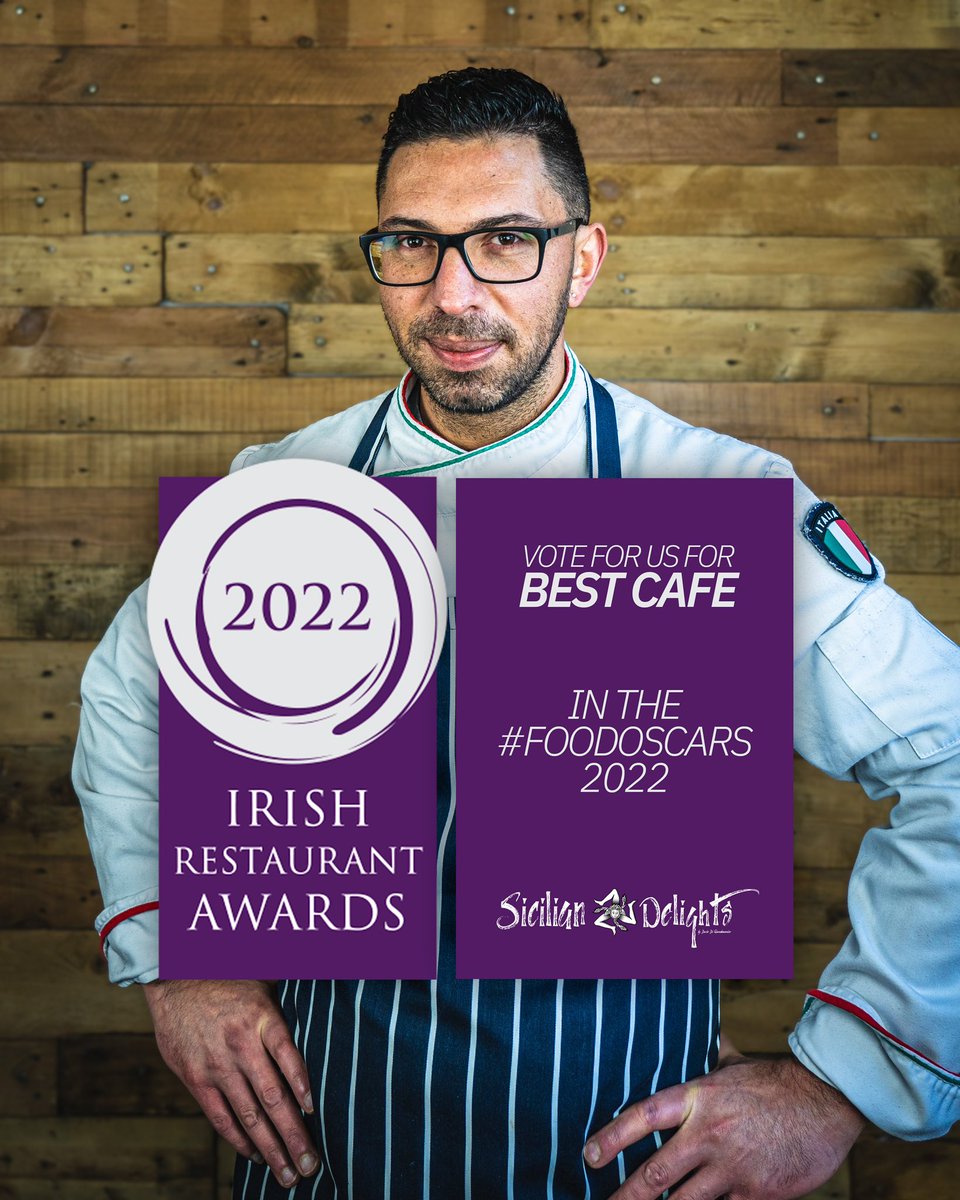 #FoodOscars are on once again, and we need the vote from all our dear customers and friends.

Please vote for us in the “Best Cafe” category in this Years <a href="/restawards/">IrishRestaurantAward</a> .

irishtimes.com/sponsored/rest…

#siciliandelights #irishtimes #foodoscars #awards #foodawards