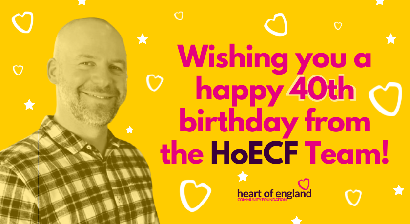 HoECF's tweet photo. A huge happy 40th birthday to our friend & partner @roblangleyswain ๐ฅณ
Rob does so much to support local good causes at @makegoodgrow & we're delighted to work with you!
Enjoy your celebrations - you deserve it! ๐
#MakeGoodGrow #DoMoreLocal https://t.co/vF7aqL8bYe