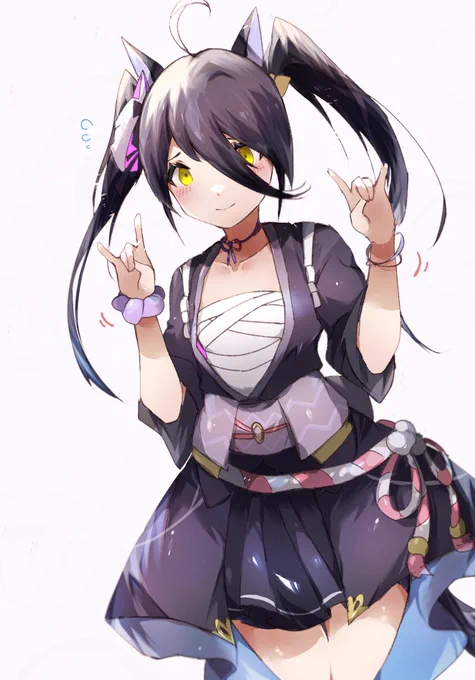 イナリカフェ (イナリワン勝負服カラーチェンジのマンハッタンカフェ) #ウマ娘 