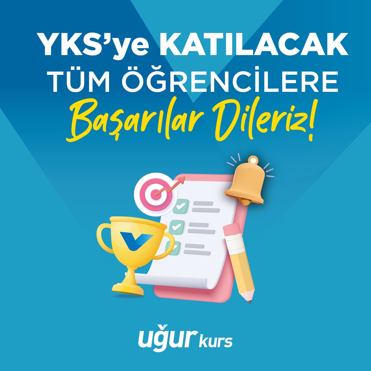 YKS'ye Katılacak Tüm Öğrencilere Başarılar Dileriz! 💙

#yks 
#yks2022