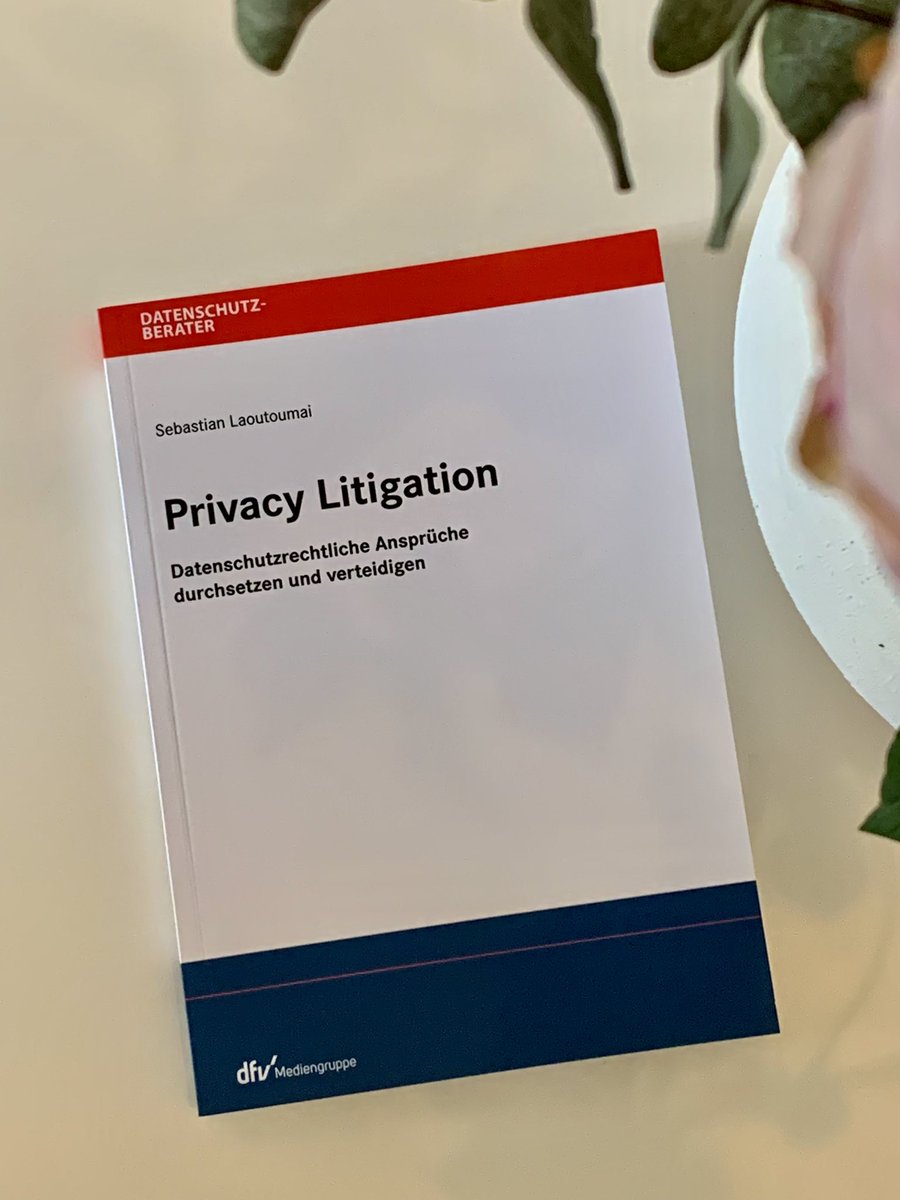 gdpruben's tweet image. Heute im Briefkasten und direkt eine Leseempfehlung für #TeamDatenschutz: Vielen Dank @s_laoutoumai für die Zusendung Deines Buches. Für mich jetzt schon ein „Standardwerk“ zur #PrivacyLitigation 🤝