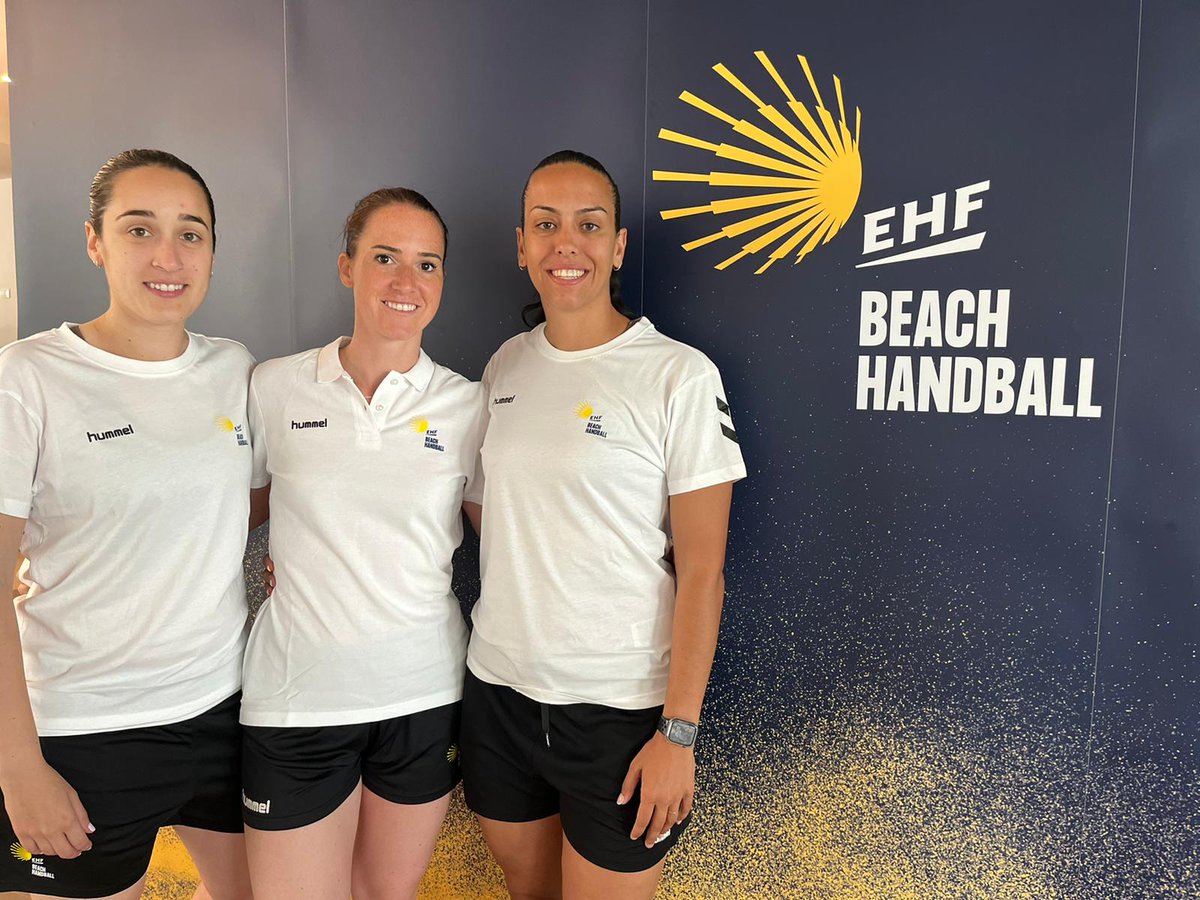 🇪🇸 ¡Amplia representación española en el #EBTFinals2022! 👏

✌️ Las árbitras <a href="/butxon/">Butxon</a> y <a href="/patri_negra/">Patricia del Valle</a> y la delegada EHF <a href="/PaoPaolita13/">PaO Paolita</a> han sido designadas para esta gran cita

🍀 ¡Mucha suerte y buen trabajo!

#DontWorryBeachHappy