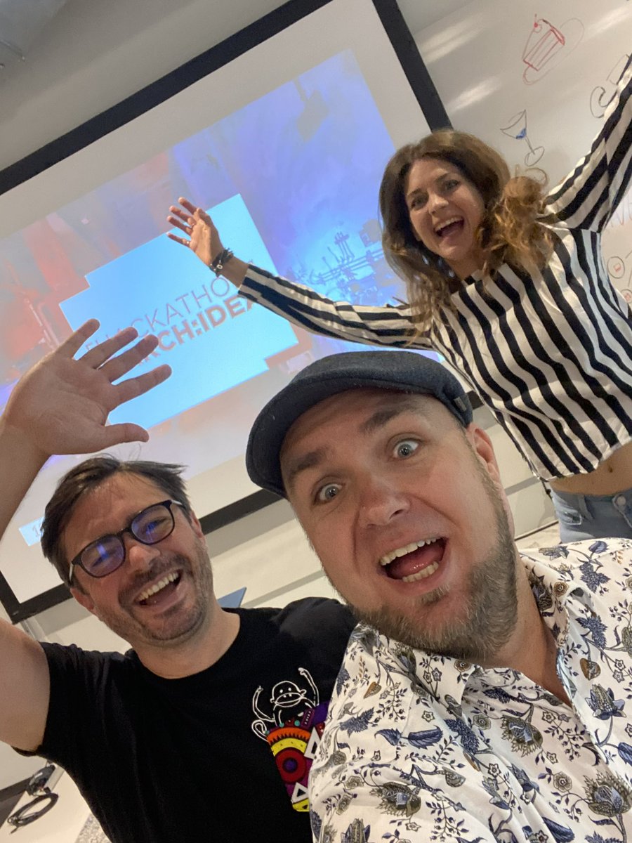 Physische Events machen Spaß. 🤩 Wie gut, dass ich heute mit meinen <a href="/realizingpro/">Realizing Progress</a>-Kolleg:innen @anna_schef und <a href="/Bauhuber/">Florian Bauhuber</a> in <a href="/koeln_de/">koeln_de</a> sein und für @DeinNRW den Hackathon Search:Ideas organisieren darf. Im September gibt’s die Fortsetzung. Seid ihr dabei? 🤩 

#hackathon #hackNRW