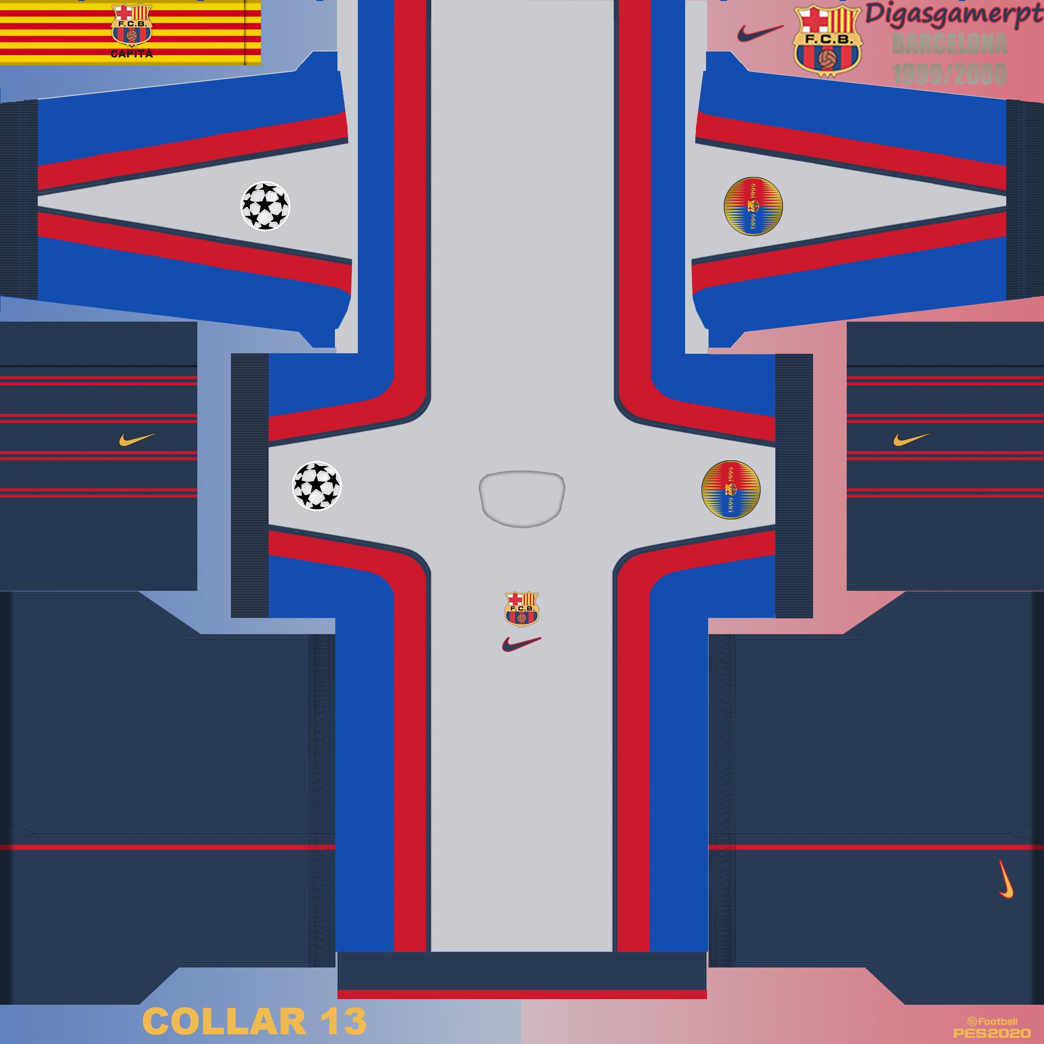 Kit barcelona 1999 clearance dream league soccer